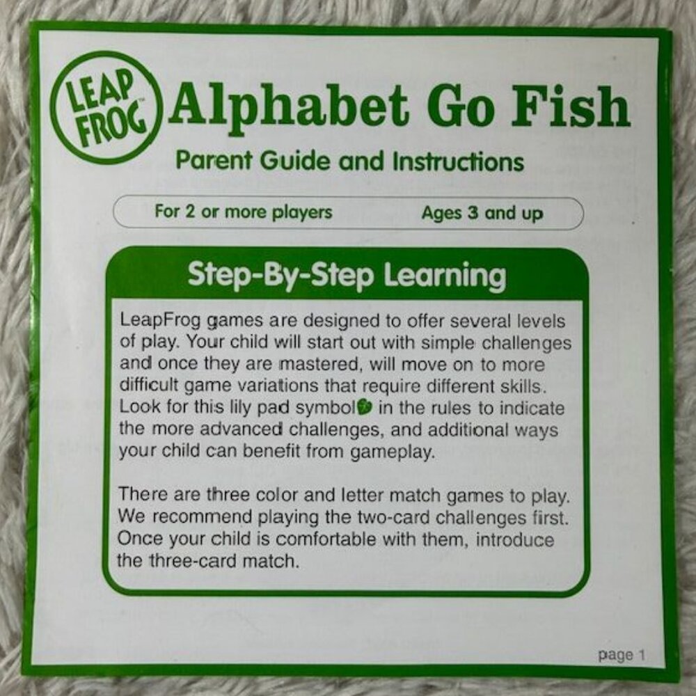LeapFrog My Card Games Alphabet Go Fish + Math Rummy - Picture 11 of 16
